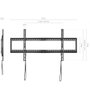 Aisens Soporte ECO Ultra Delgado para TV/Monitor 37-90 Pulgadas, Negro